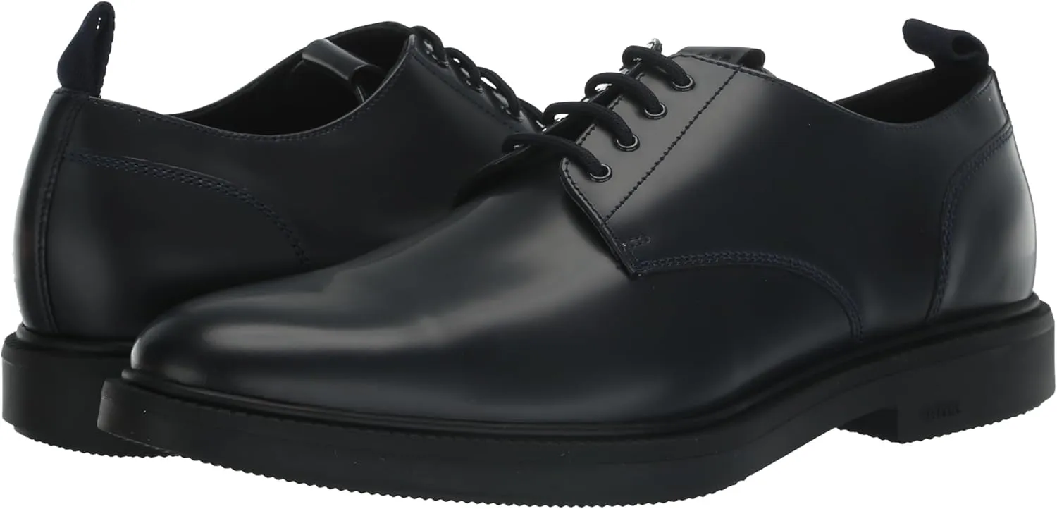 BOSS Men's Larry Brush Off Leather Derby Shoe Oxford