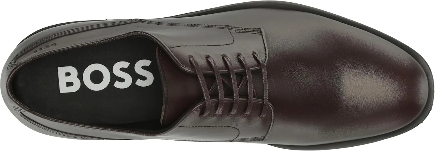 BOSS Men's Smooth Leather Derby Dress Shoe Oxford