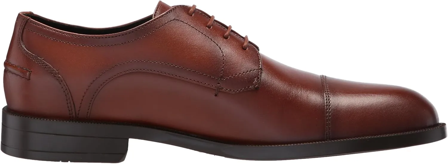 BOSS Men's Tayil Smooth Leather Derby Dress Shoe Oxford