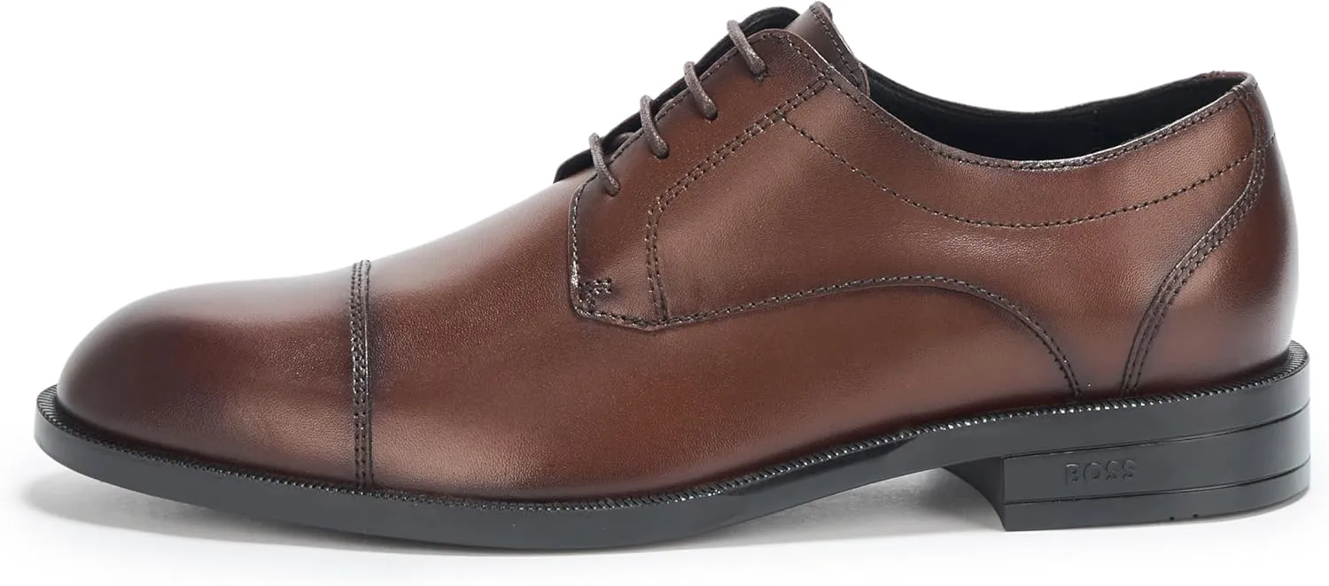 BOSS Men's Tayil Smooth Leather Derby Dress Shoe Oxford