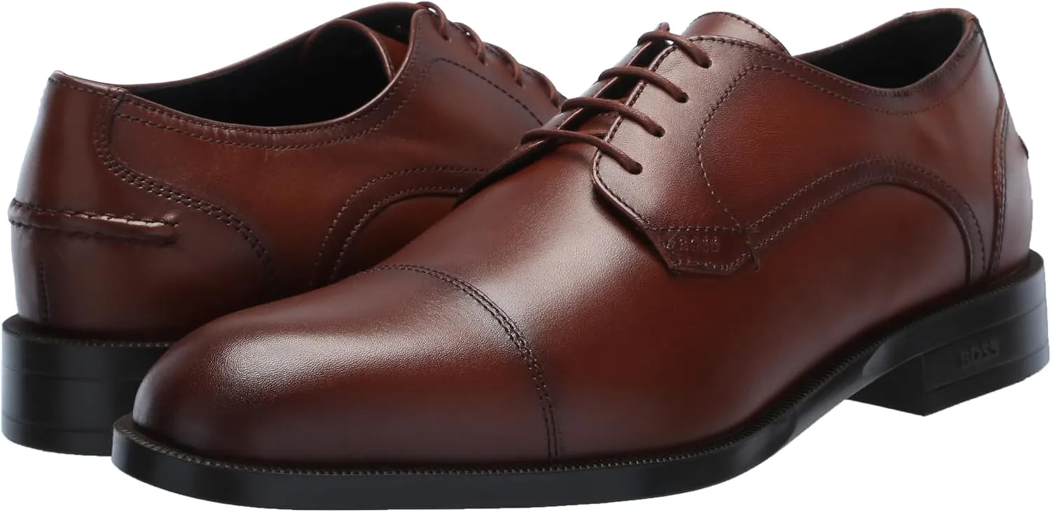 BOSS Men's Tayil Smooth Leather Derby Dress Shoe Oxford