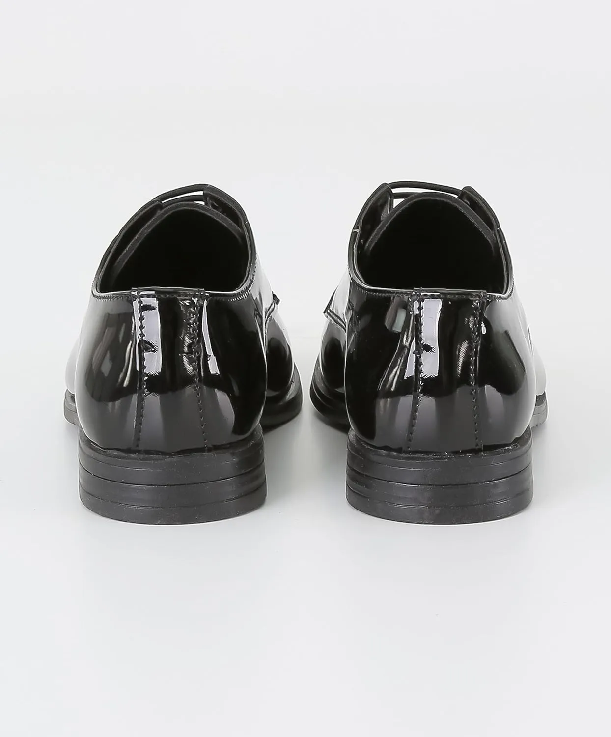 Boys Derby Patent Formal Dress Shoes Lace Up Wedding Prom Footwear