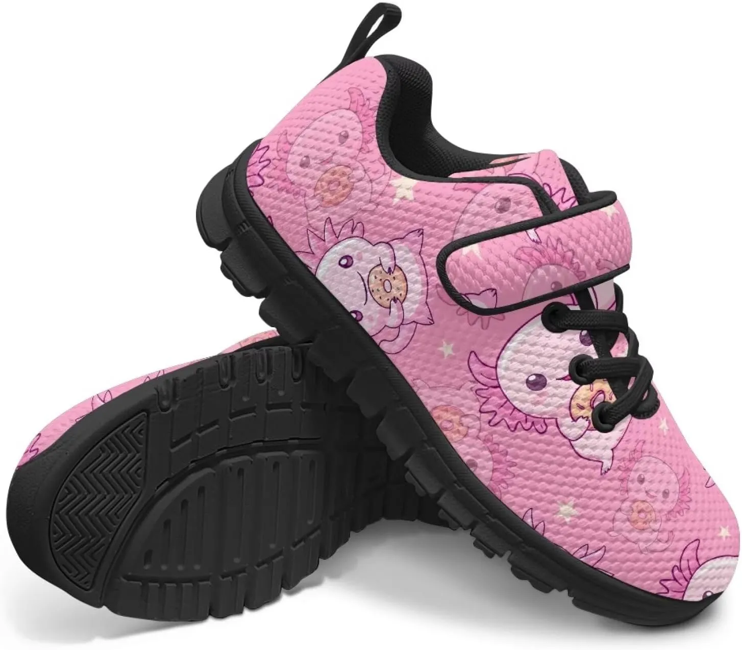 Boy's Single Buckle Sneakers,Teen Girl Anti-Skid Spring Walking Shoes Wear Resistant Sneakers for Jogging Cycling