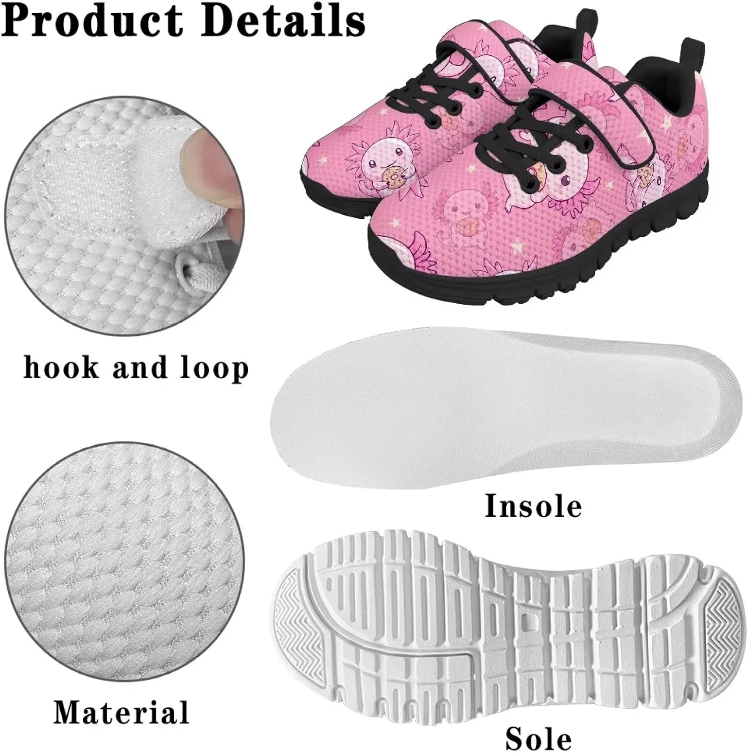 Boy's Single Buckle Sneakers,Teen Girl Anti-Skid Spring Walking Shoes Wear Resistant Sneakers for Jogging Cycling