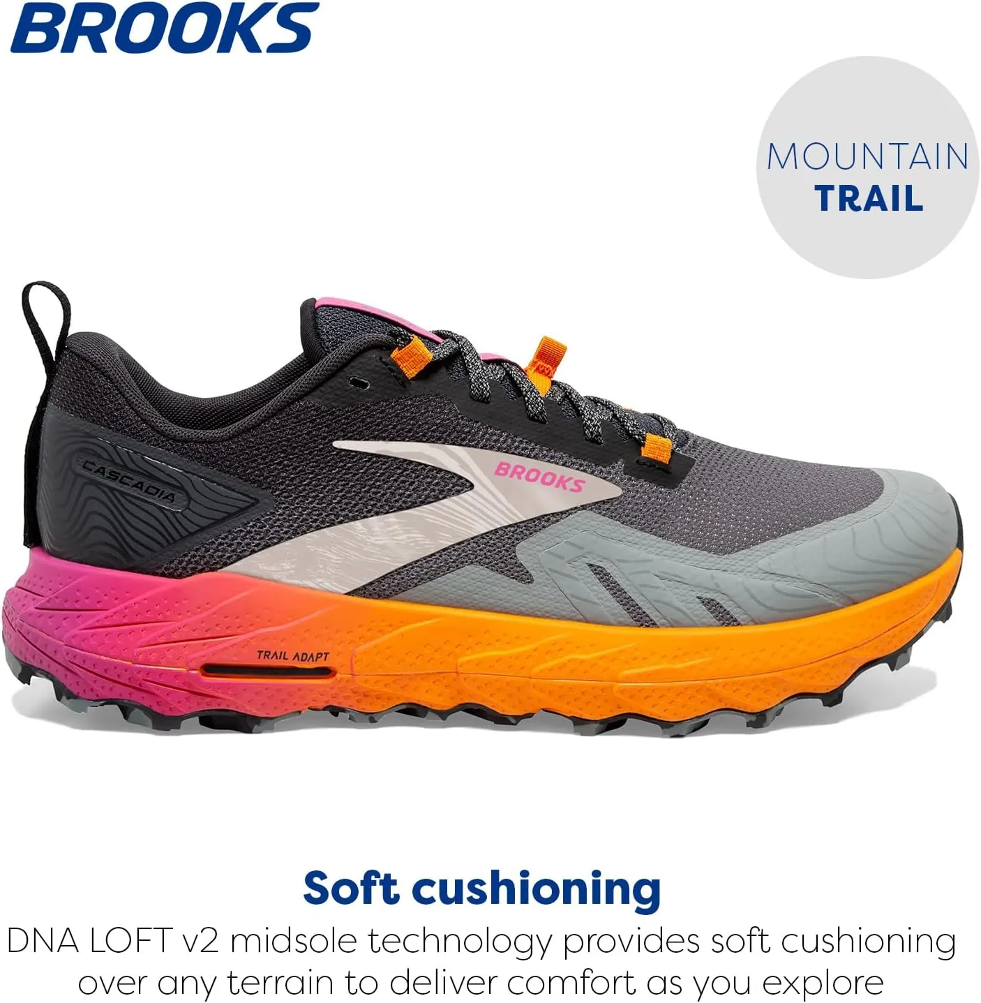 Brooks Men’s Cascadia 17 Trail Running Shoe