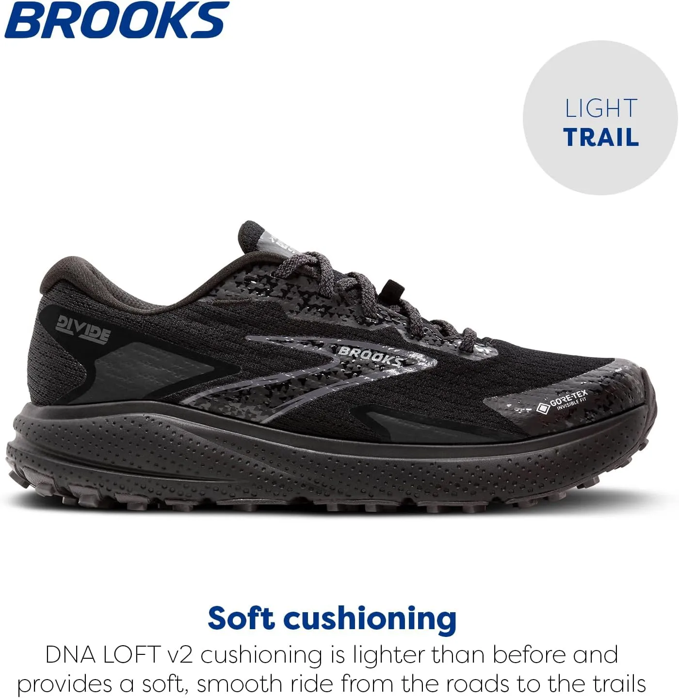 Brooks Women’s Divide 5 GTX Waterproof Trail Running Shoe