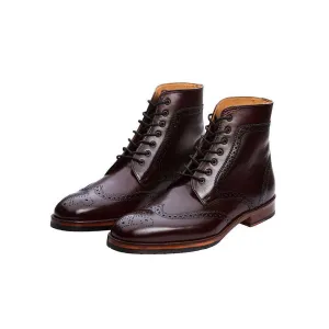 Burgundy Derby Boot