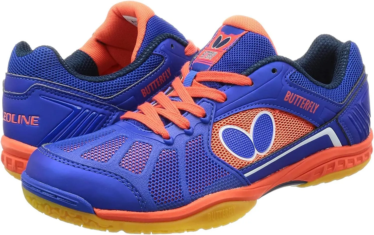 Butterfly Lezoline Rifones Shoes - Table Tennis Shoes for Men or Women - Athletic Support, Flexibility, Shock Absorbing Cushion, Gripping Ping Pong Shoe