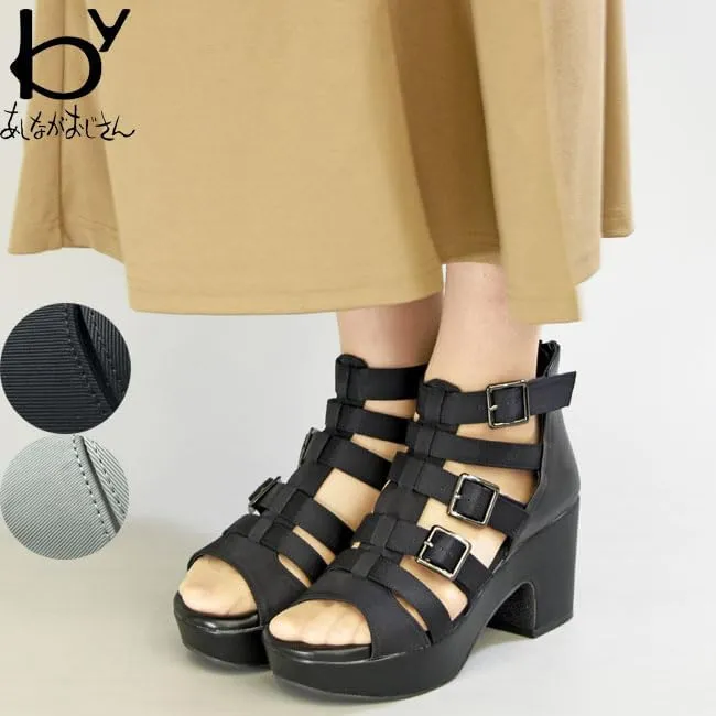 By Ashinagaojisan 8490074 Thick Sole Sandals Gladiator
