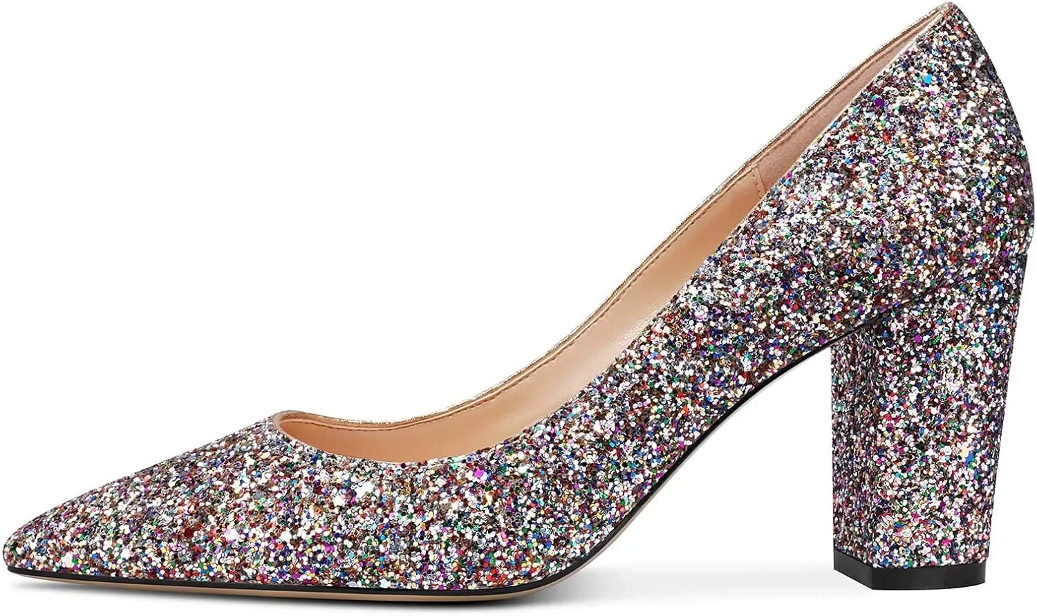 Castamere Womens High Heel Pointed Toe Slip-on Pumps 8CM