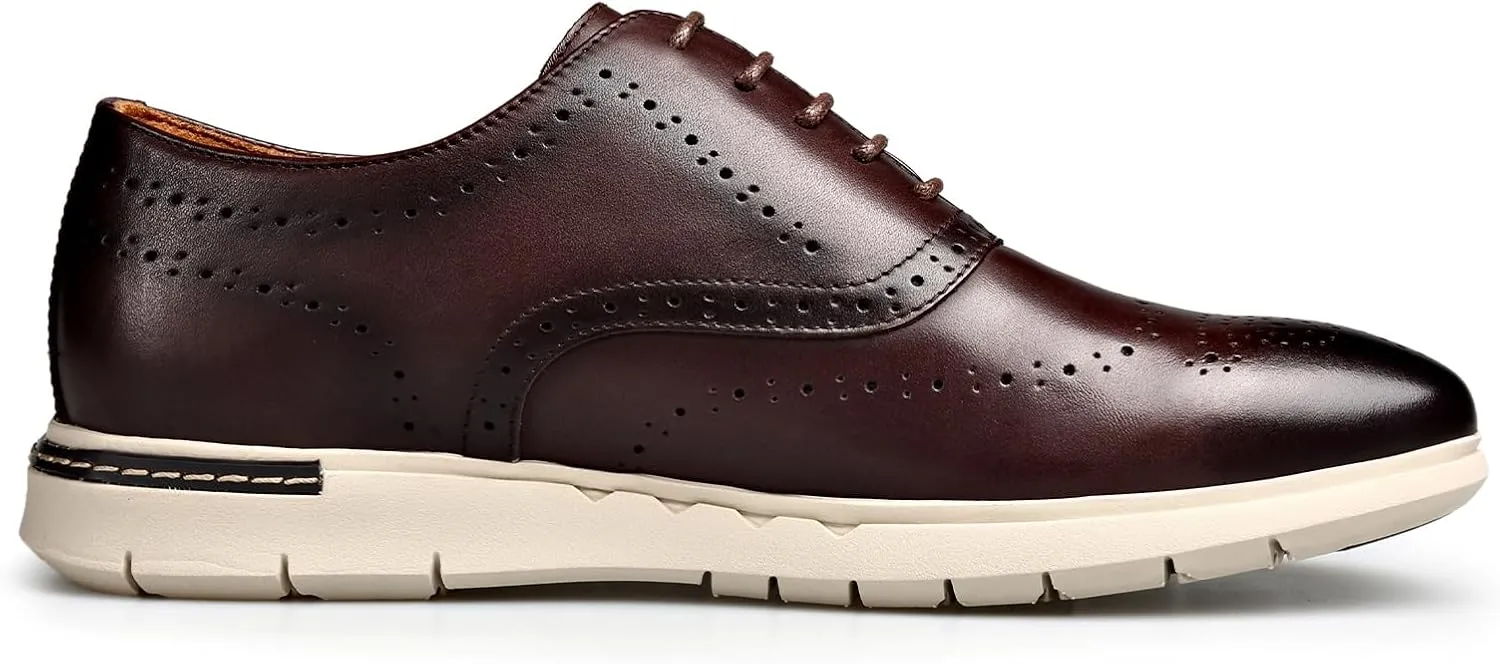 Casual Dress Shoes for Men, Business Casual Oxfords Wingtip