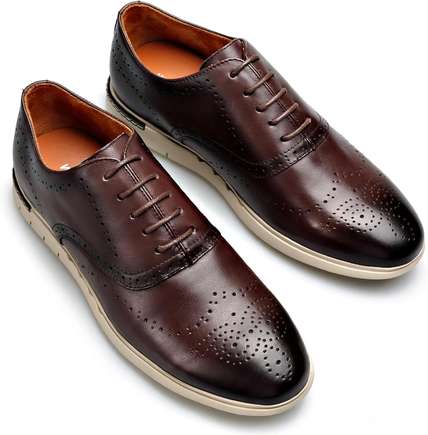 Casual Dress Shoes for Men, Business Casual Oxfords Wingtip