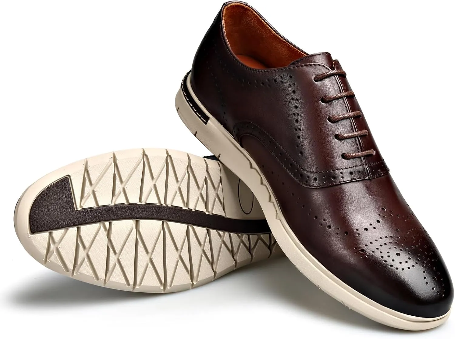 Casual Dress Shoes for Men, Business Casual Oxfords Wingtip