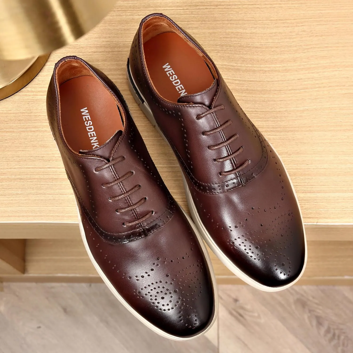 Casual Dress Shoes for Men, Business Casual Oxfords Wingtip
