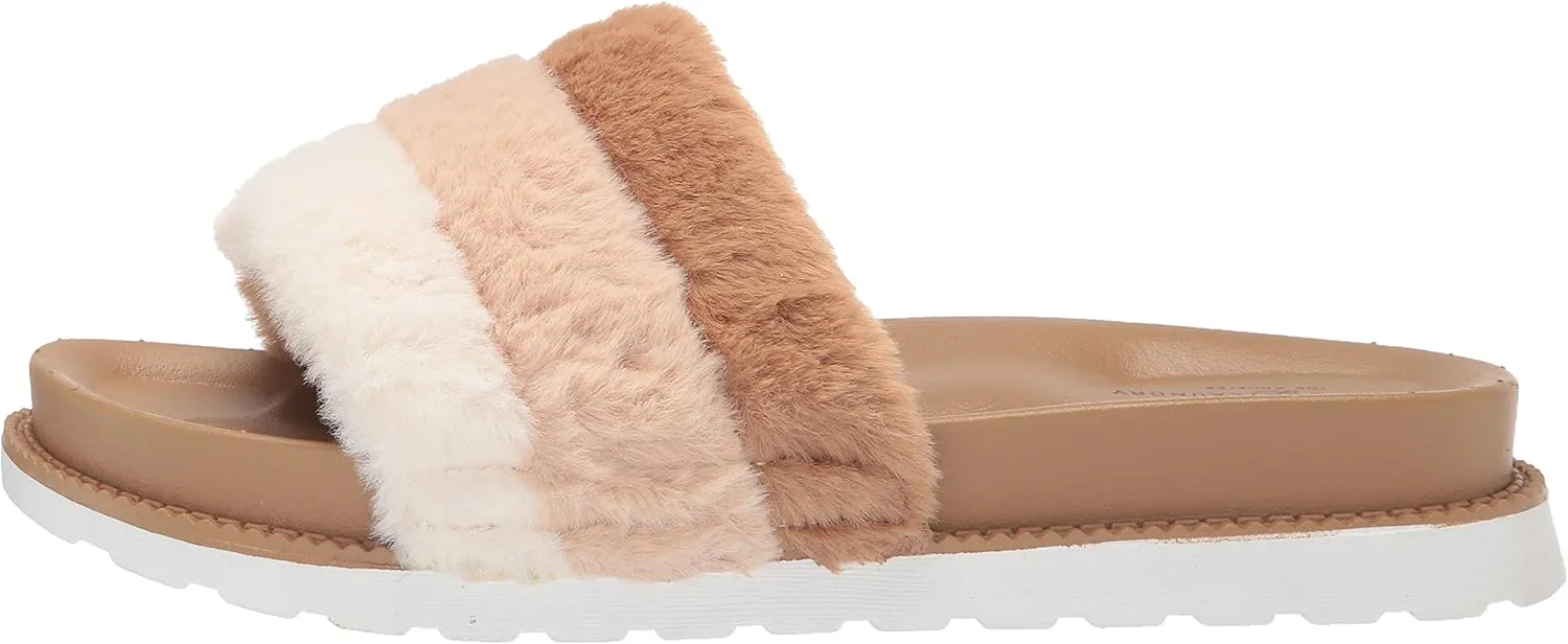 Chinese Laundry Women's Treat Softy Fur Slide Sandal