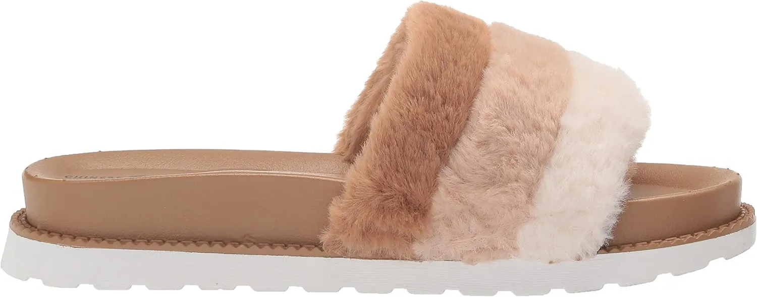 Chinese Laundry Women's Treat Softy Fur Slide Sandal