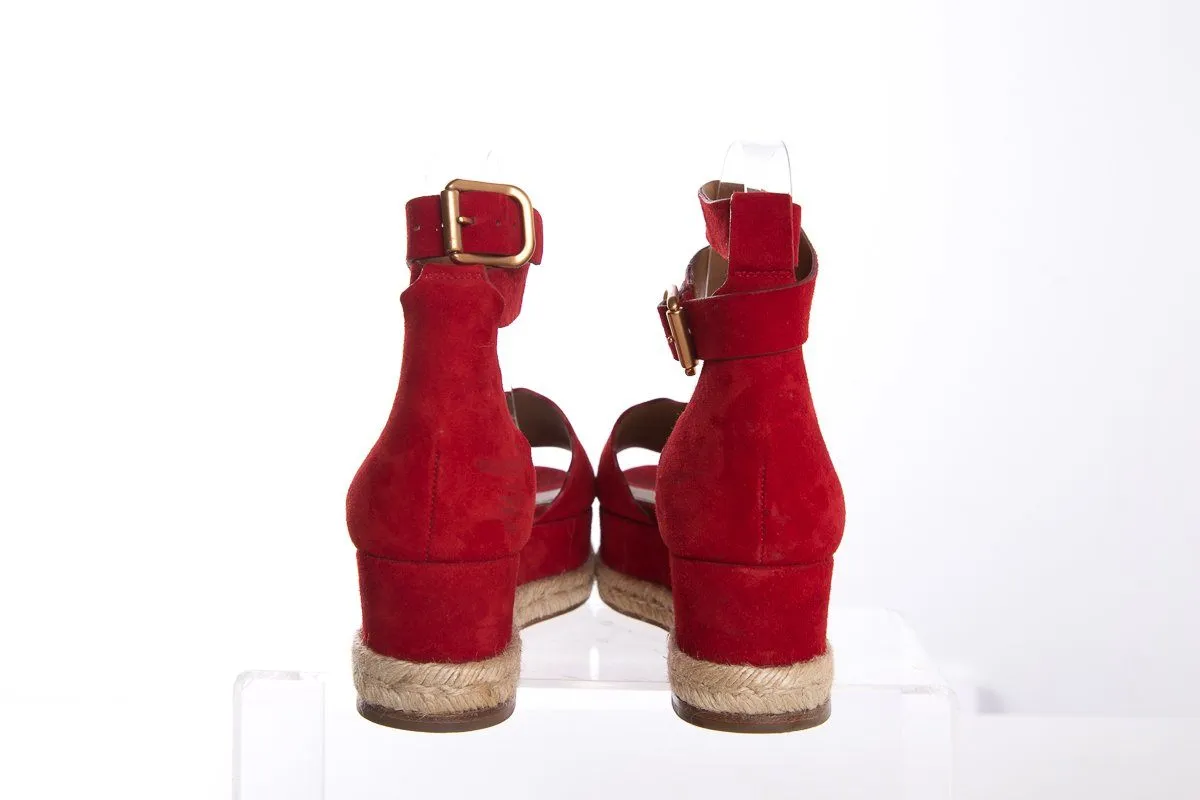 Chloe 38 Red Espadrille