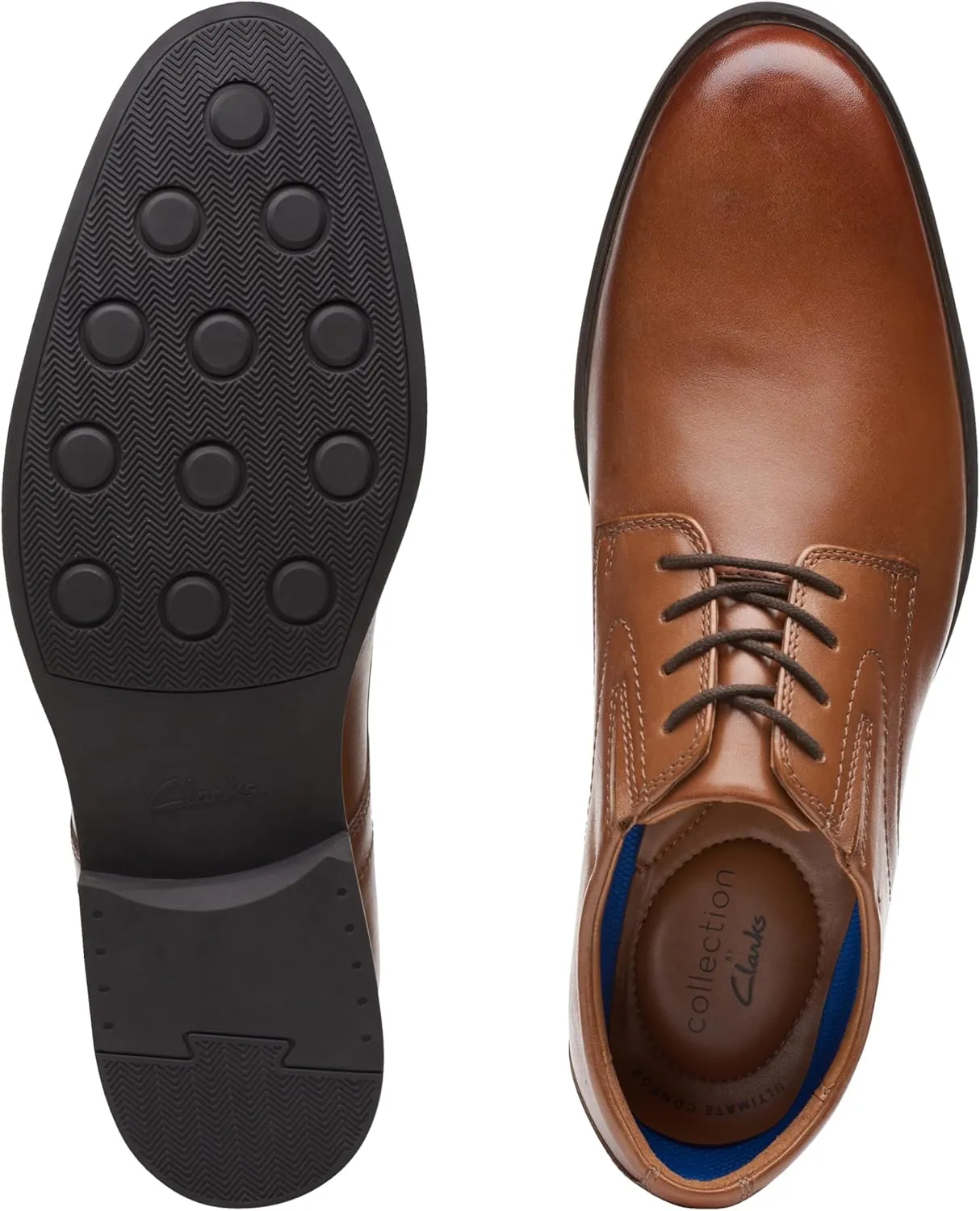 Clarks Men's Derby Oxford Flat