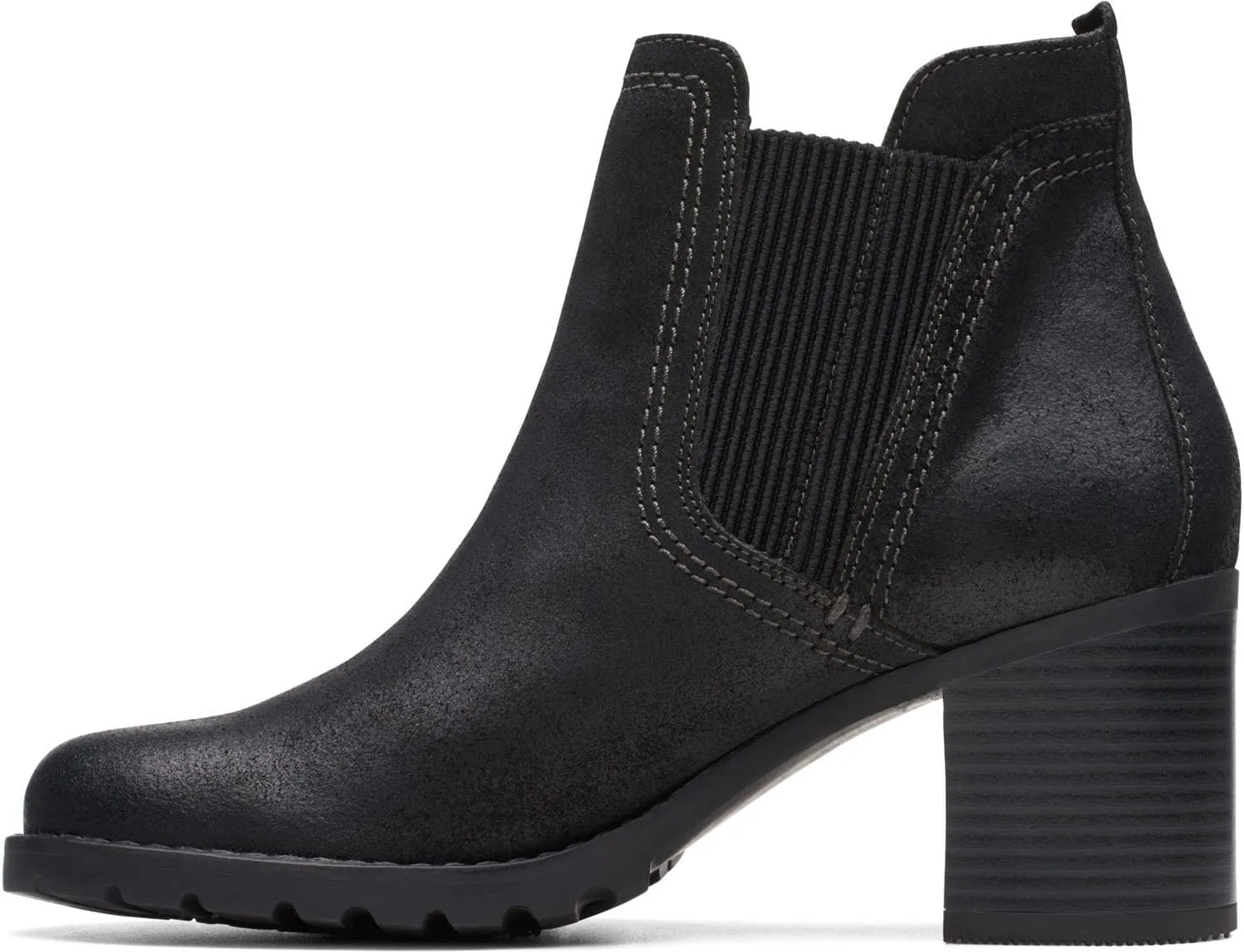 Clarks Unisex Leda Up Sneaker, Black SDE, 0 US Women