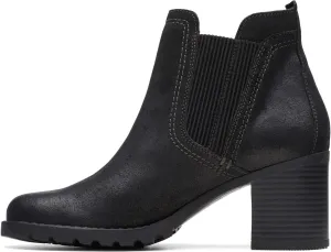 Clarks Unisex Leda Up Sneaker, Black SDE, 0 US Women