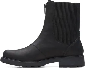 Clarks Unisex Orinoco2 Up Sneaker, Black Leat, 0 US Women