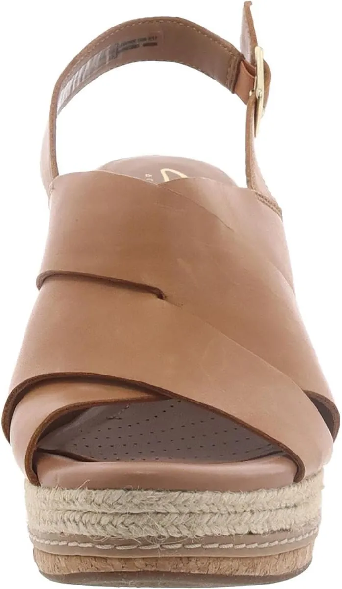 Clarks Womens Amelia Dally Espadrille Wedge Wedge Sandals