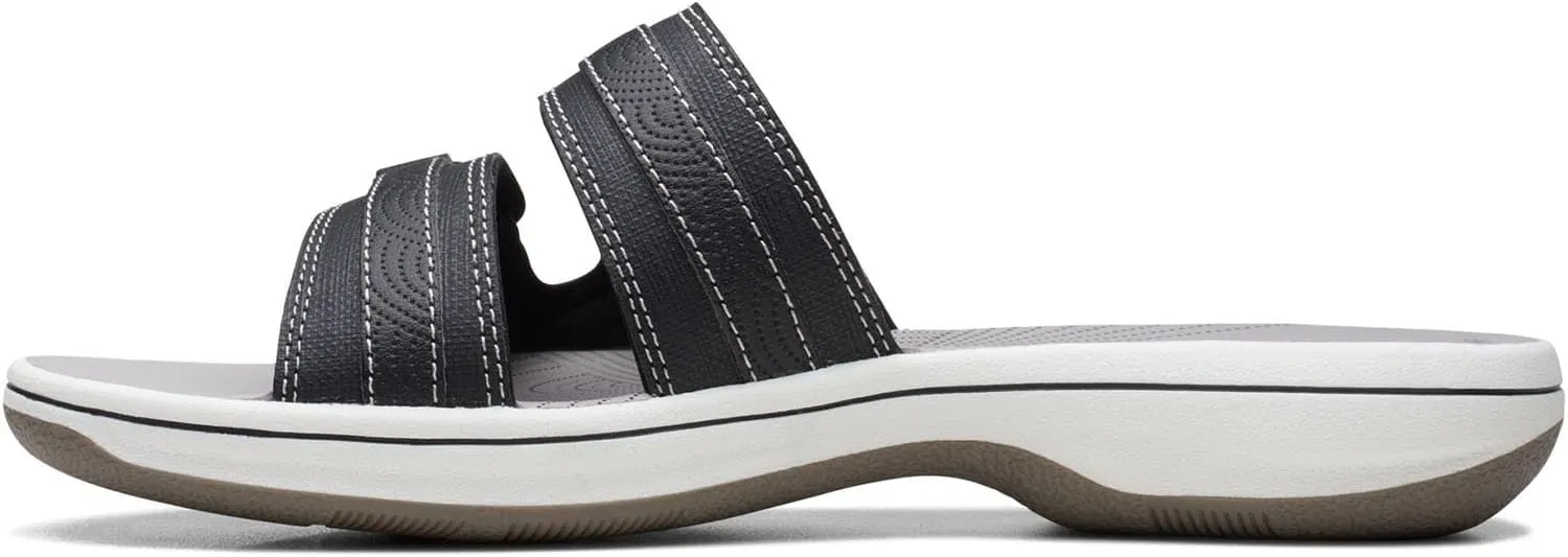 Clarks - Womens Breeze Piper H Shoes, Color Black, Size: 11 M US
