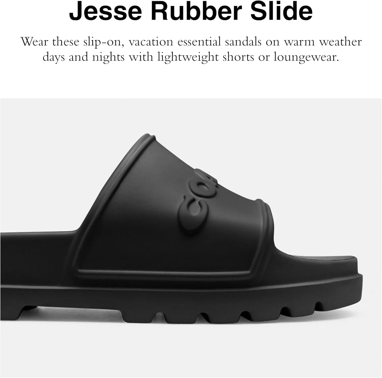 Coach Men's Jesse Rubber Slide