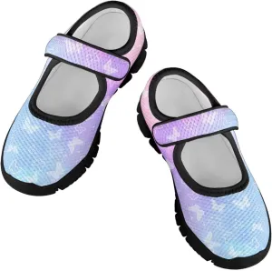 Comfortable Slip-On Sneaker for Girls,Girls'Mary Jane Shoes for Party,Cartoon Walking Flat Shoes for Daily Wear
