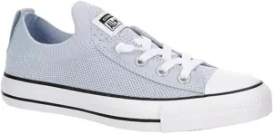 Converse Unisex Chuck Taylor All Star Shoreline Knit Sneaker - Lace up Closure Style - Light Blue White