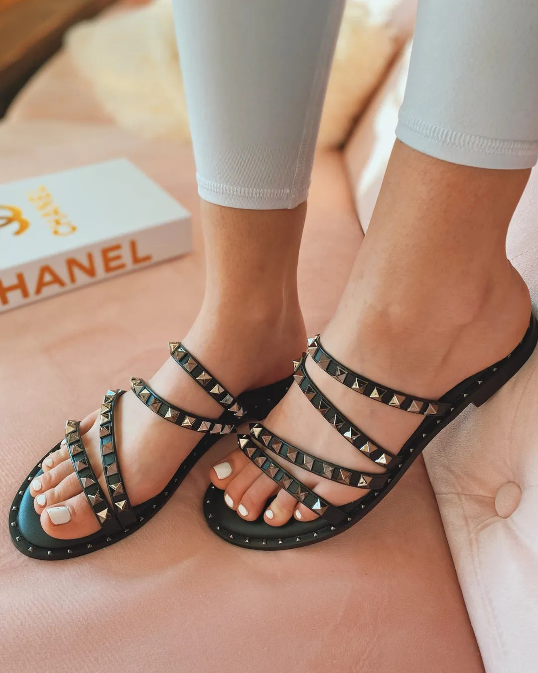 Corkys Beach Please Sandals-Blk