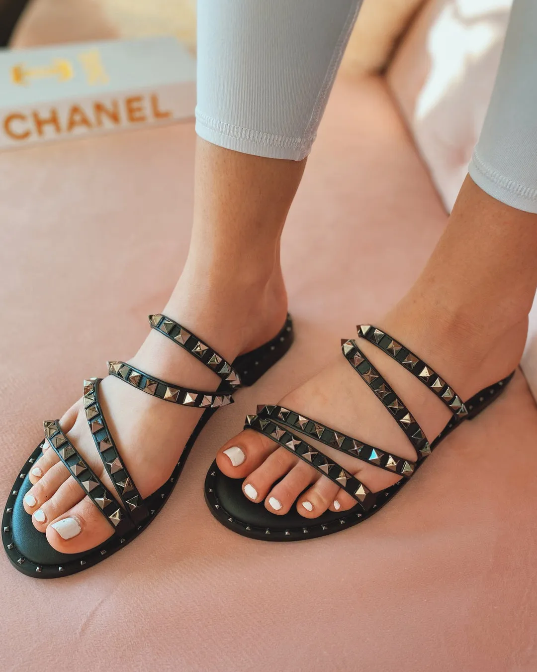 Corkys Beach Please Sandals-Blk