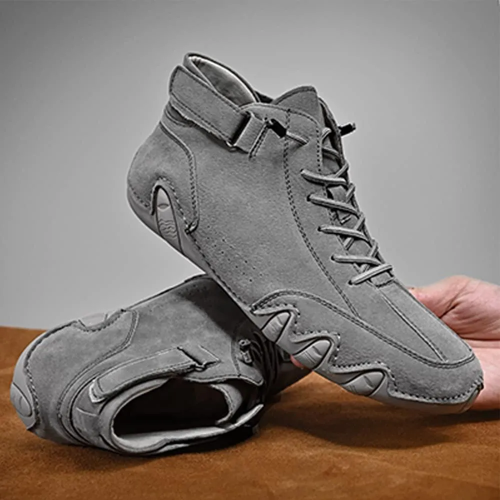 DAGY Chukka Boots Mens, Non-Slip Breathable Men's Suede Leather Casual Sneaker High Boots Men's Casual Sneakers