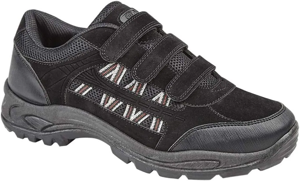 Dek Boys Ascend Triple Touch Fastening Trek Hiking Trail Shoes