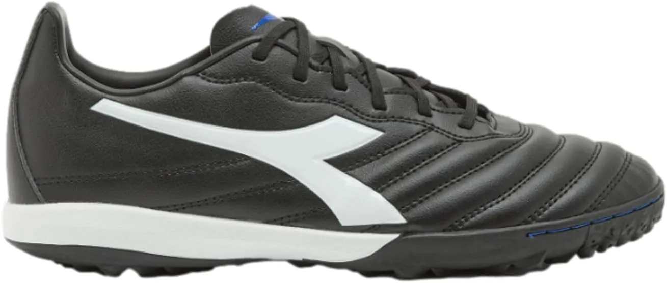 Diadora Brasil Elite Turf Soccer Shoe - Water-Resistant Suprellsoft, Non-Slip PU Heel Lining, Flex Points on Insole, Fine Craftsmanship
