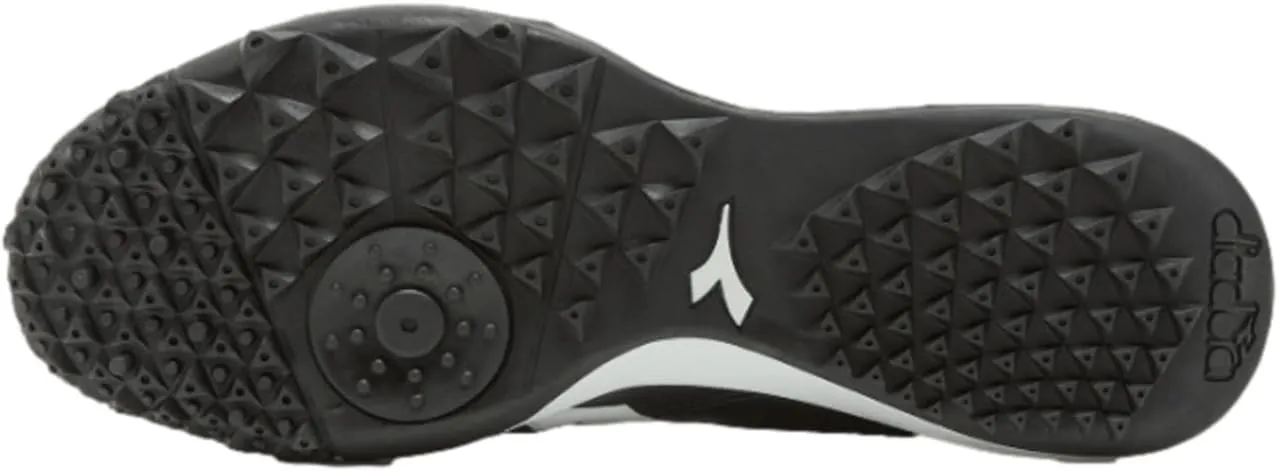 Diadora Brasil Elite Turf Soccer Shoe - Water-Resistant Suprellsoft, Non-Slip PU Heel Lining, Flex Points on Insole, Fine Craftsmanship