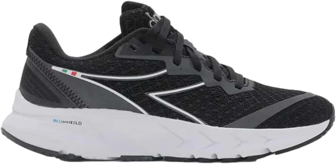 Diadora Womens Mythos Blushield Hip 5 Knit Trainers Running Shoes (Black, US Footwear Size System, Adult, Women, Numeric, Medium, 11)