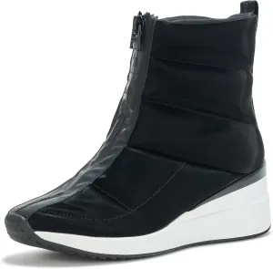 DKNY Women's Parla Zip Up Wedge Sneaker
