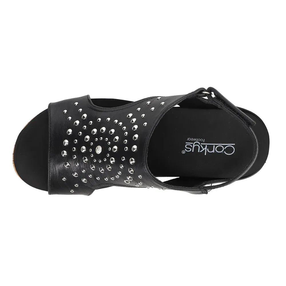Docie Doe Studded Wedge