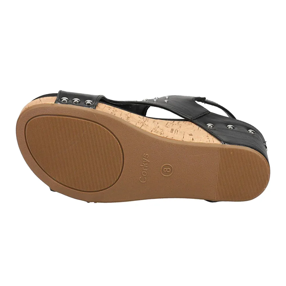 Docie Doe Studded Wedge