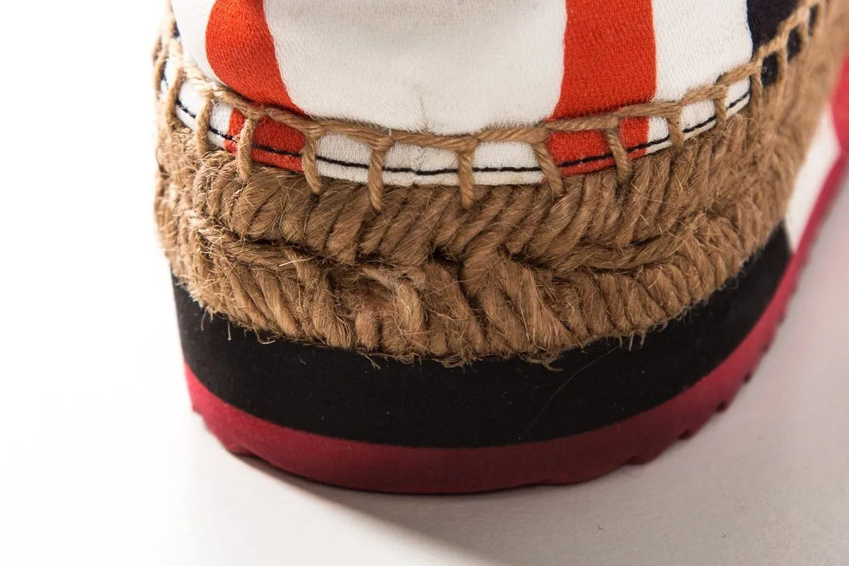 Dolce & Gabbana Multicolored Round Toe Espadrille SZ 38