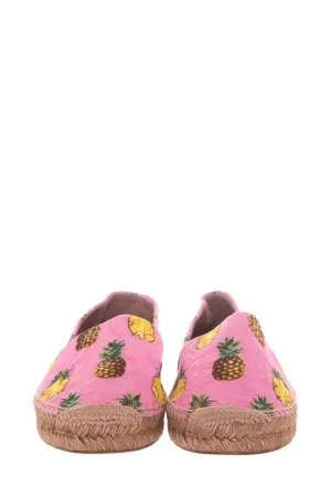 Dolce & Gabbana Pink Pineapple Espadrille SZ 37