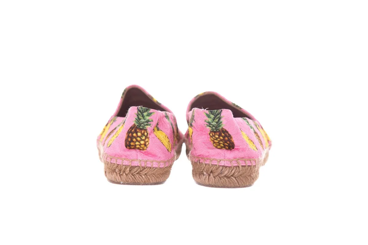 Dolce & Gabbana Pink Pineapple Espadrille SZ 37