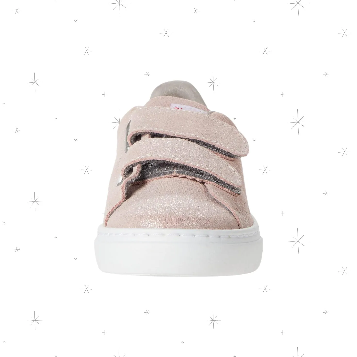 Double Velcro Glitter Sneaker