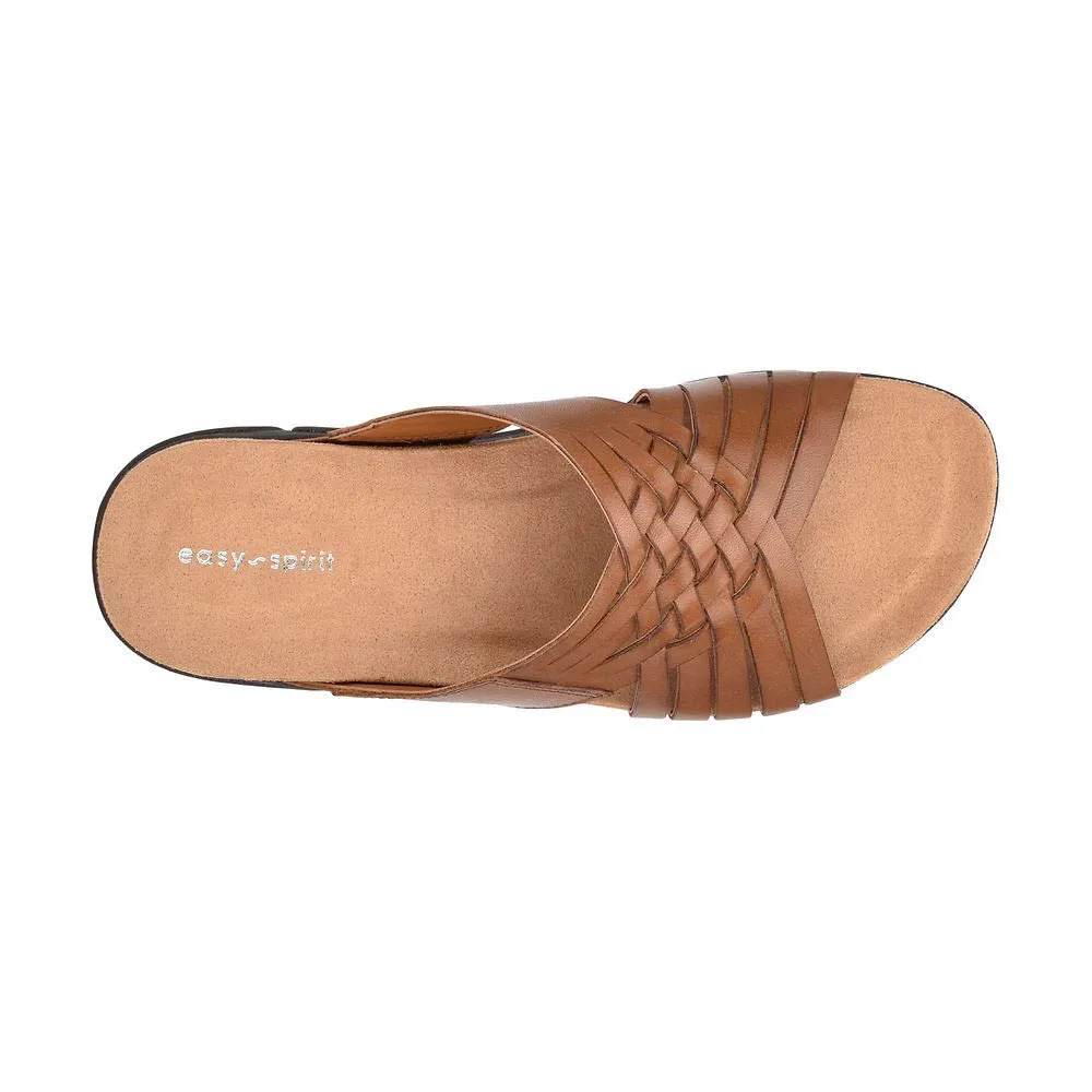 Easy Spirit Women's Meadow Slide Sandal, Cognac 210, 8.5