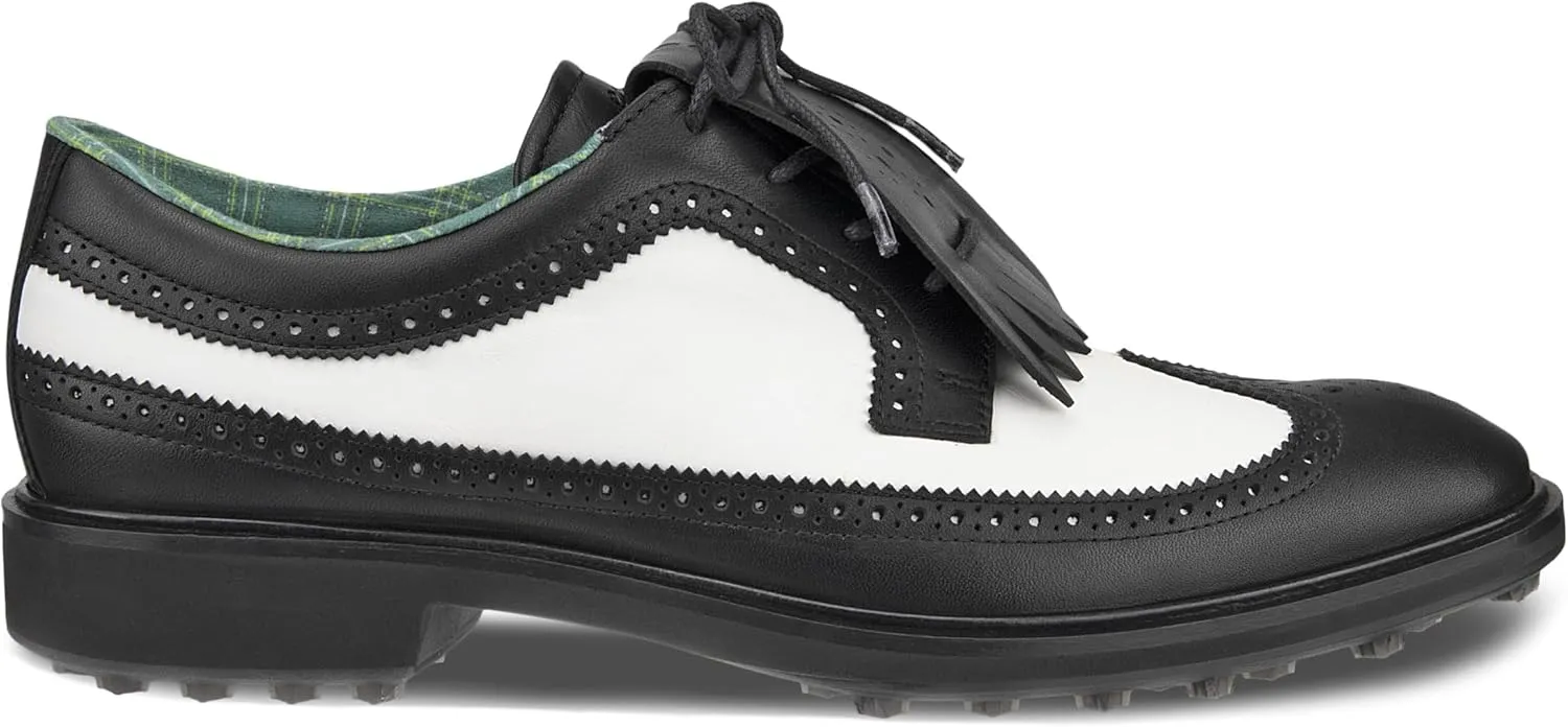 ECCO Men's Classic Hybrid Wing Tip Water Resistant Golf Shoe