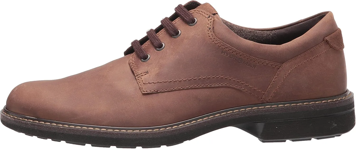 ECCO Men's Turn Plain Toe Hydromax Water-Resistant Oxford