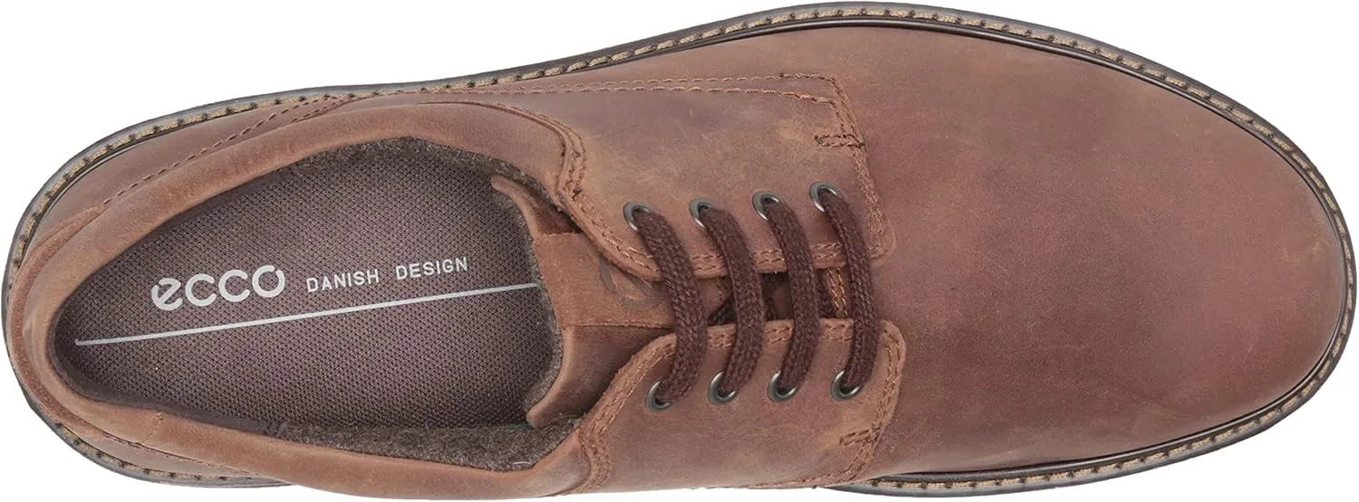 ECCO Men's Turn Plain Toe Hydromax Water-Resistant Oxford
