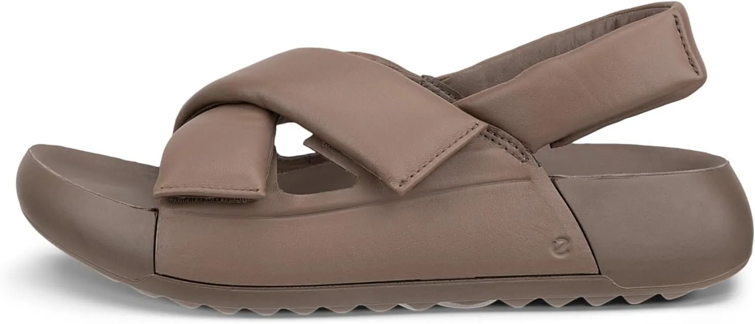 ECCO Women's Cozmo Platform Cross Band Slide Sandal