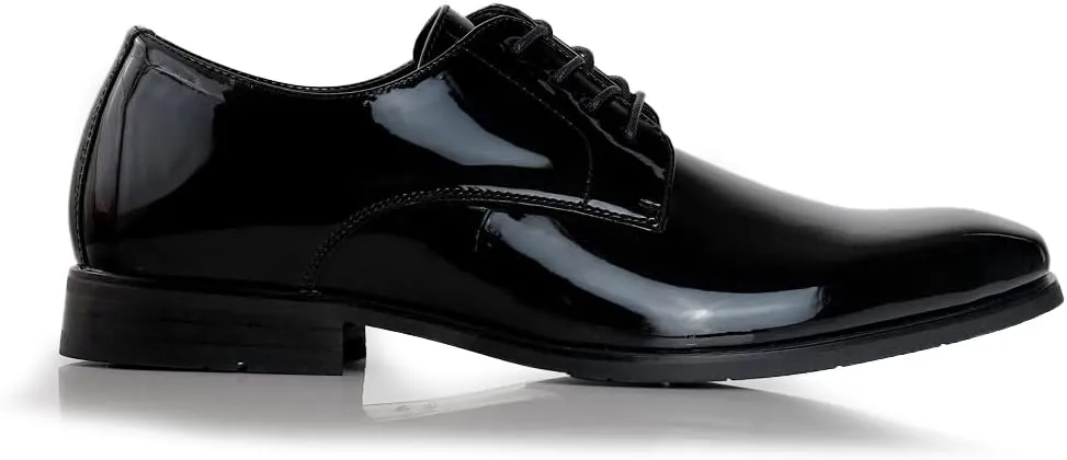Ferro Aldo Alvin MFA19696 Men's Plain Square-Toe Derby Dress Shoes